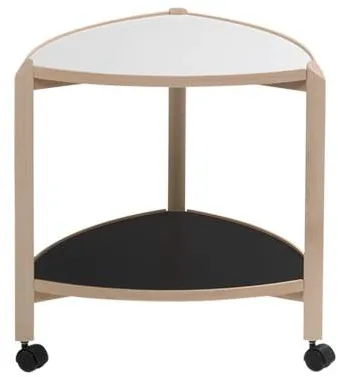 Thomsen Furniture Visit rullapöytä - pyökki/melamiini - luonnollinen pyökki - 55x50x50 cm