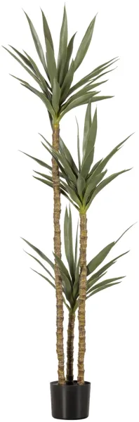 Yucca, keinotekoinen kasvi, vihreä, H155x70x70 cm