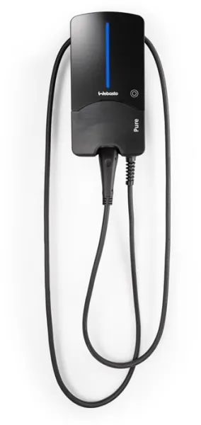 Webasto Pure Latauslaatikko 22 kW Tyyppi 2 Black Edition 4,5 m kaapelilla - Integroitu Tyyppi B vikavirtasuoja