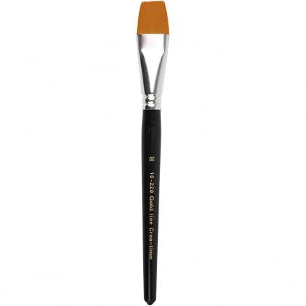Gold Line -siveltimet, P: 21 cm, L: 24 mm, litteä, 6 kpl / 6 pkt.