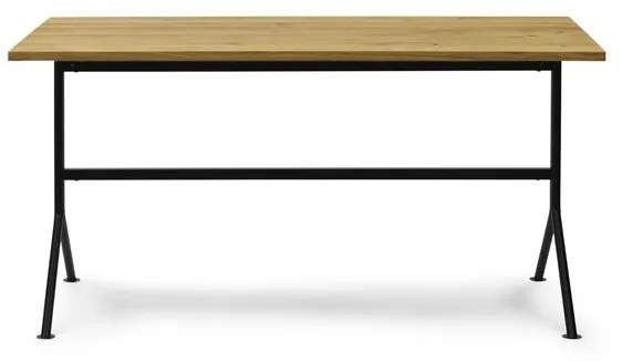 Normann Copenhagen Kip-työpöytä Musta/Tammi