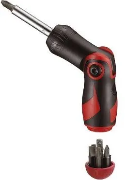 Teng Tools -bittien räikkäruuvimeisseli MDRT908