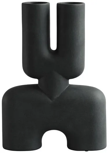 101 Copenhagen Cobra Double Vase Hexa Musta