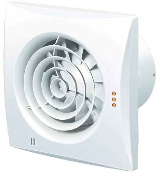 Duka Ventilaattori Pro 32TH kosteuden ja ajan ohjaus, Ø125 mm, valkoinen
